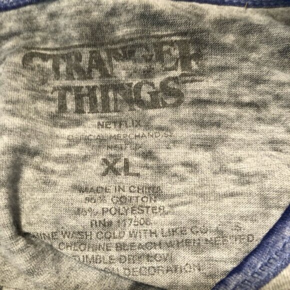Stranger Things three quarter sleeve raglan tee - Picture 6 of 6